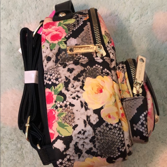 Betsey Johnson Kitsch Backpack Floral Doggy Animal main image 5